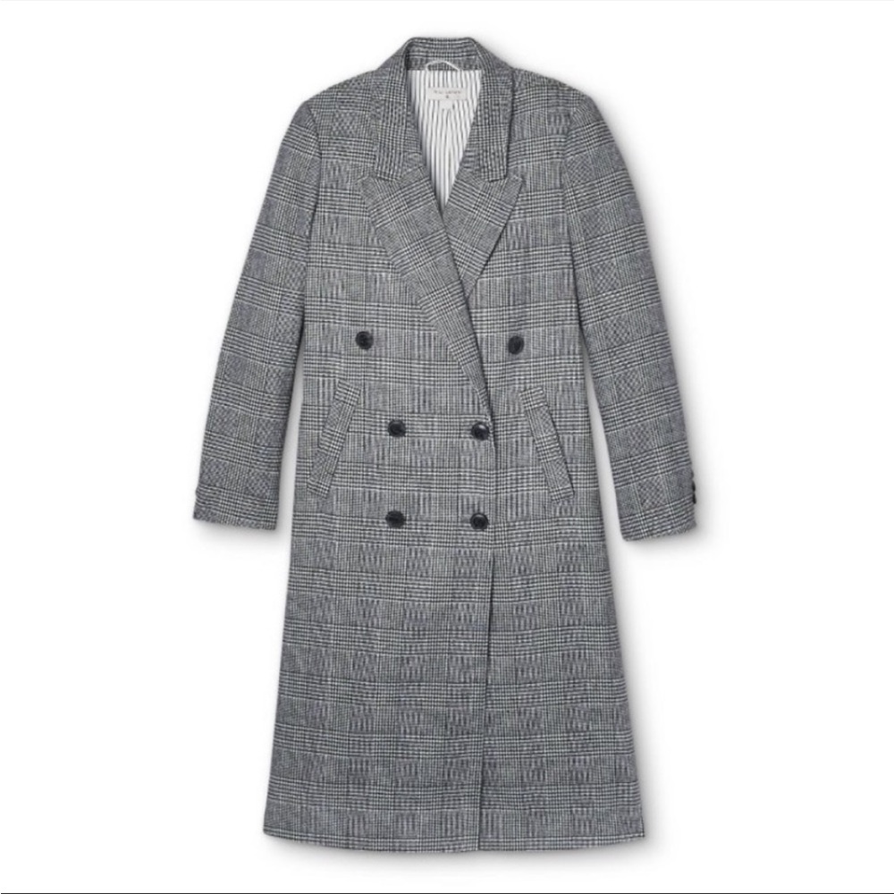 Nili Lotan Plaid Overcoat